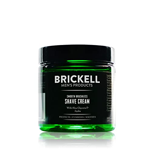 Brickell Men’s Products – Crema de Afeitar Suave Sin Bro